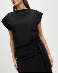 Third Form - Paradigm Belted Maxi Dress