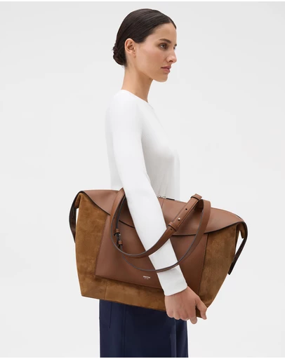 Oroton - Mica Medium Tote Suede Bag
