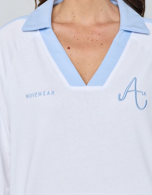 ALEXANDRA - Amour T-Shirt White/Blue