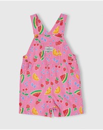 Goldie + Ace - Fruit Salad Burton Overalls - ICONIC EXCLUSIVE - Babies-Kids