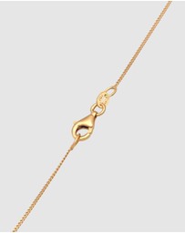Elli Jewelry - Necklace Women Christmas Tree White Lab Grown Diamond Pendant 925 Sterling Silver Gold Plated