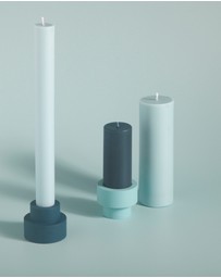 porter green - flipp sml silicone unbreakable candle holder set