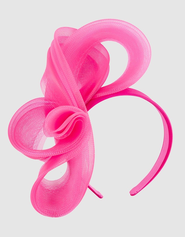 Fillies Collection - Bespoke Hot Pink Racing Fascinator