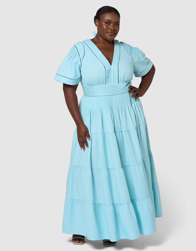 Something 4 Olivia - Abby Linen Maxi Dress