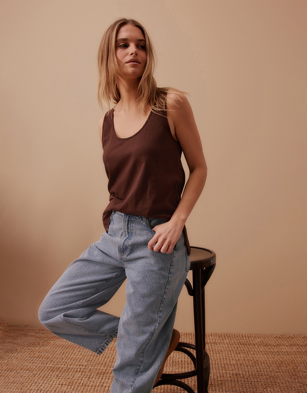 Ceres Life - Bloom Slouchy Scoop Tank