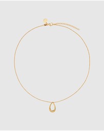Najo - Vivante Yellow Gold Necklace (45cm+ext)