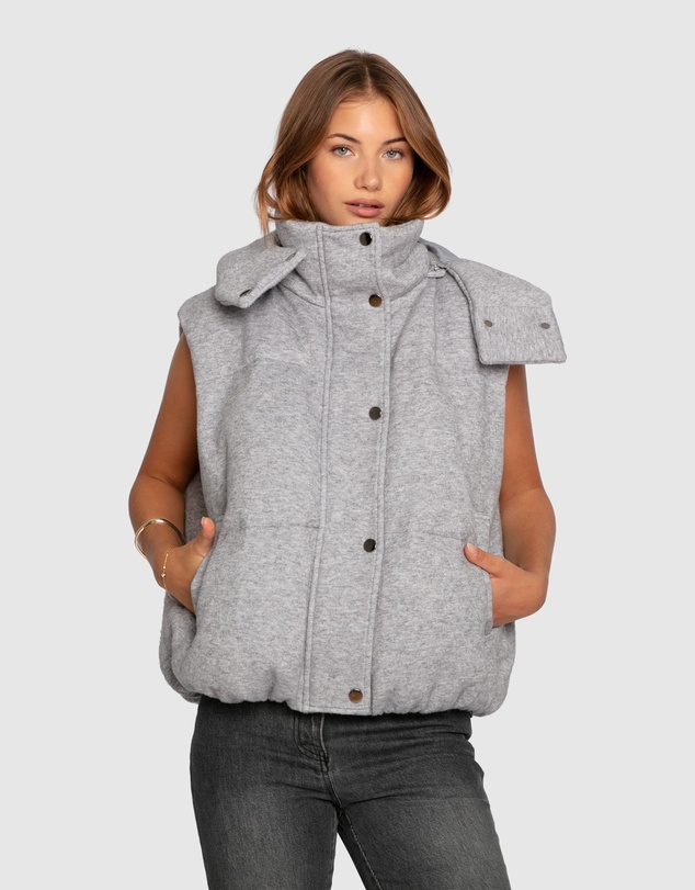 Belle & Bloom - Golden Hour Hooded Puffer Vest