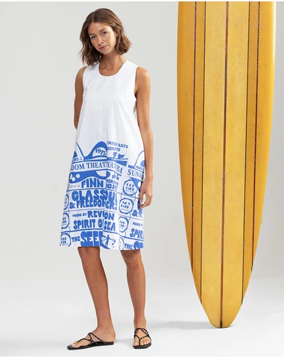 Binny - Blue Crush Mini Dress