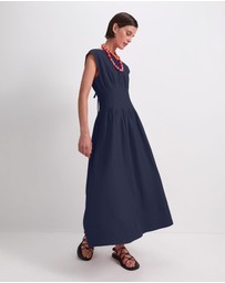 Sportscraft - Ariana Pintuck Linen Dress