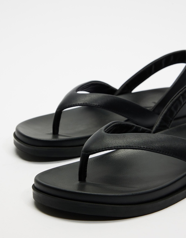 AERE - Leather Sling Back Thongs