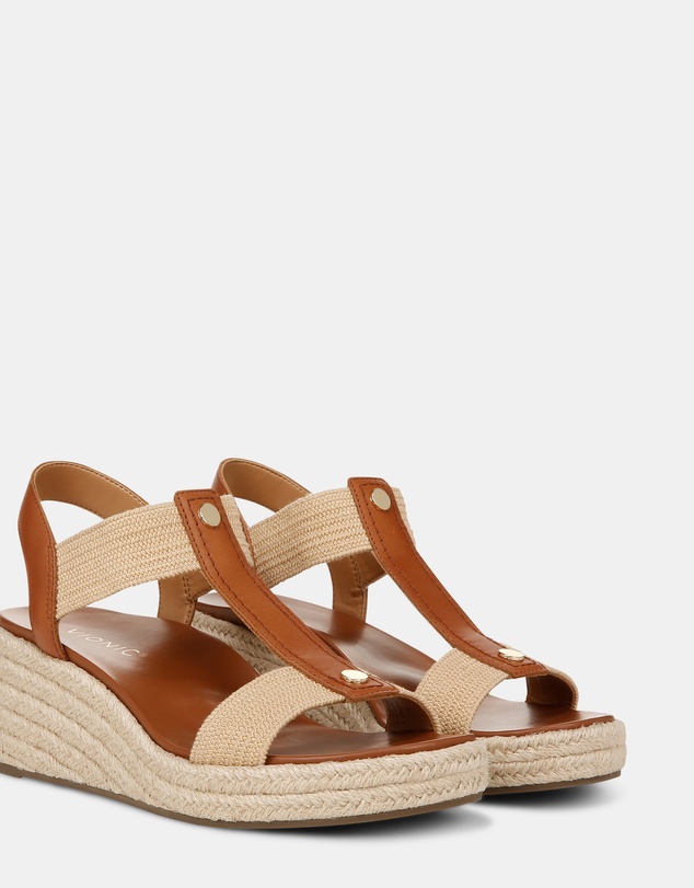 Vionic - Calera Wedge - Camel Leather
