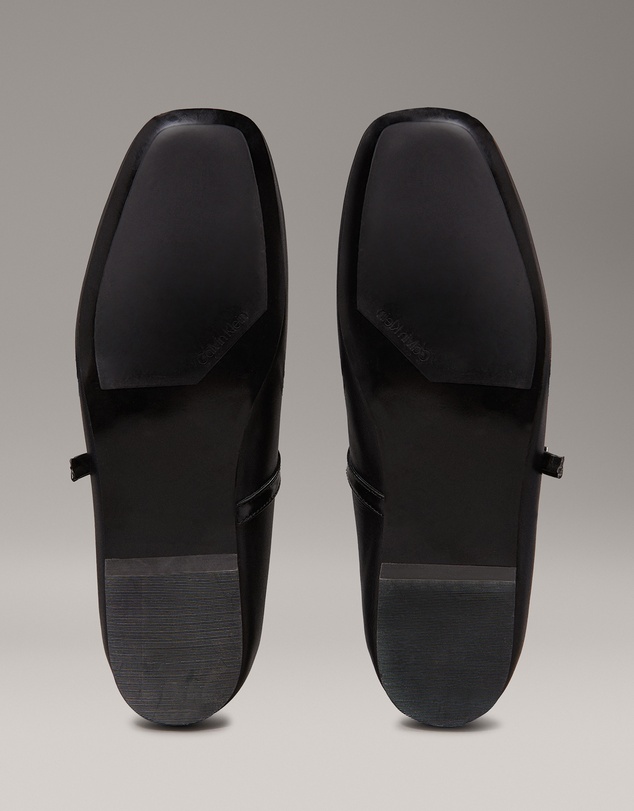 Calvin Klein - Leather Mary Jane Ballerinas