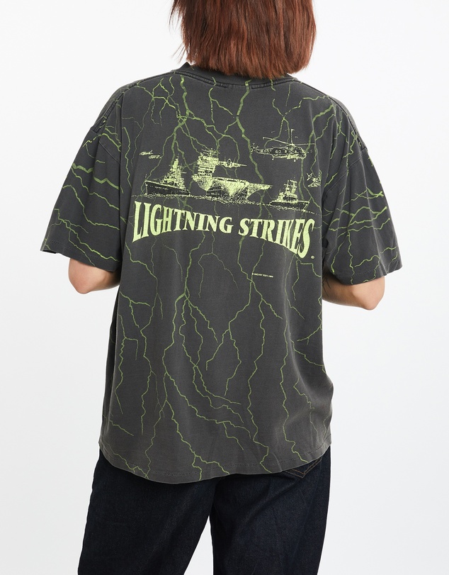 Vintage by The Real Deal - Pre Loved - 1994 United States Navy 'Lightning Strikes' Tee