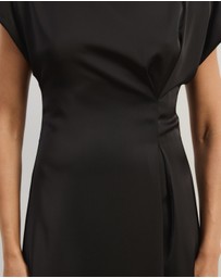 Atmos&Here - Rylee Boat Neck Midi Dress