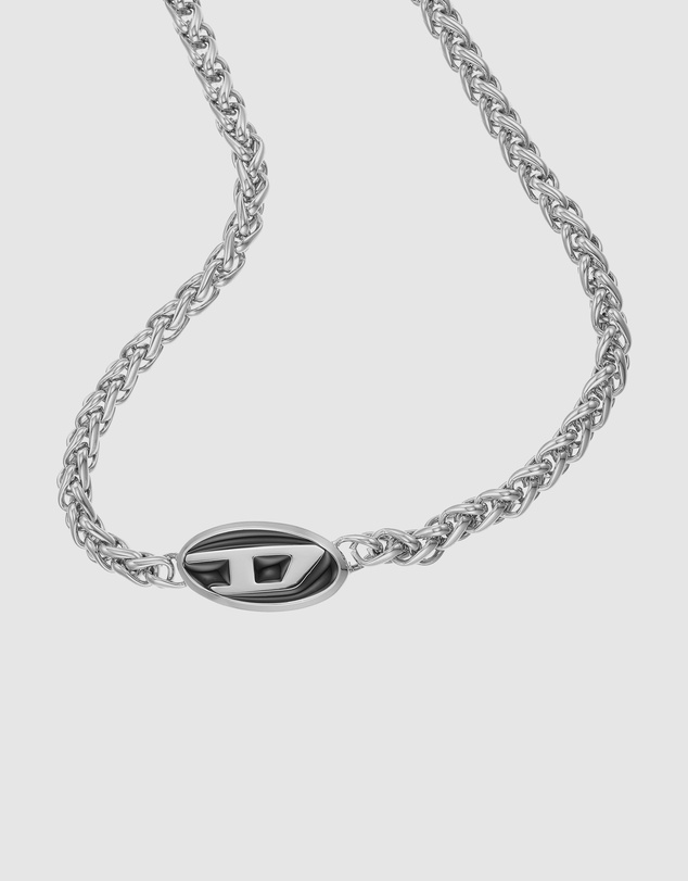 Diesel - Steel Silver Tone Necklace
