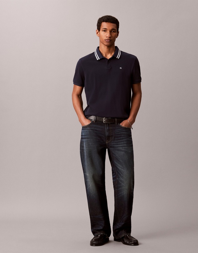 Calvin Klein Jeans - Casual Pique Classic Tipped Polo Shirt