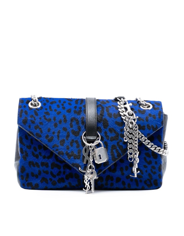Pre-Loved by Azura Reborn - Pre-Loved Pony Hair Leopard Print College Bag