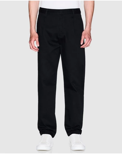 Armani Exchange - Mid-Rise Straight Leg Trousers