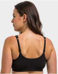 Ava & Audrey  - Ava & Audrey Margaret Cotton Wire-Free Front Opening Bra