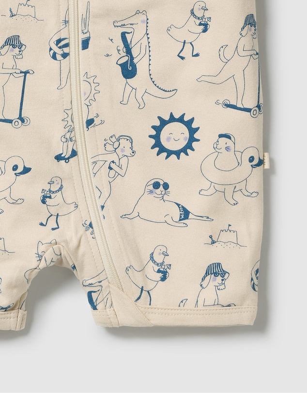 Wilson & Frenchy - Organic Boyleg Zipsuit - Babies