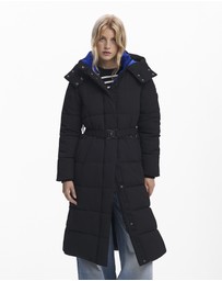 Desigual - Long padded puffer jacket