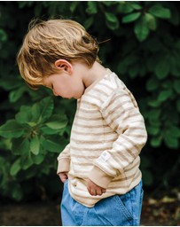 Kynd Baby - Stripe Top in Mocha Stripe