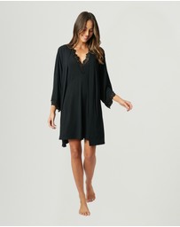 UNE PIECE - Lace Trim Modal V-Neck Nightie