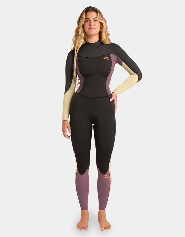 Billabong - Womens 3/2Mm Synergy Back Zip Long Sleeve Fullsuit