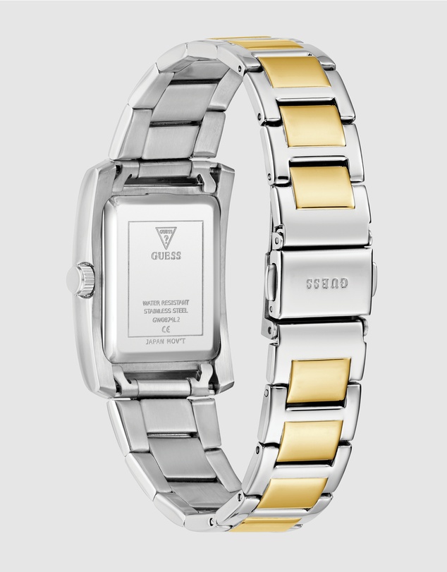 GUESS - Guess Ladies 2-Tone Silver Tone 27mm Analogue Watch