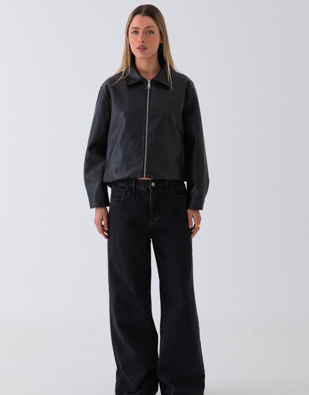 Style Addict - Lex Faux Leather Jacket