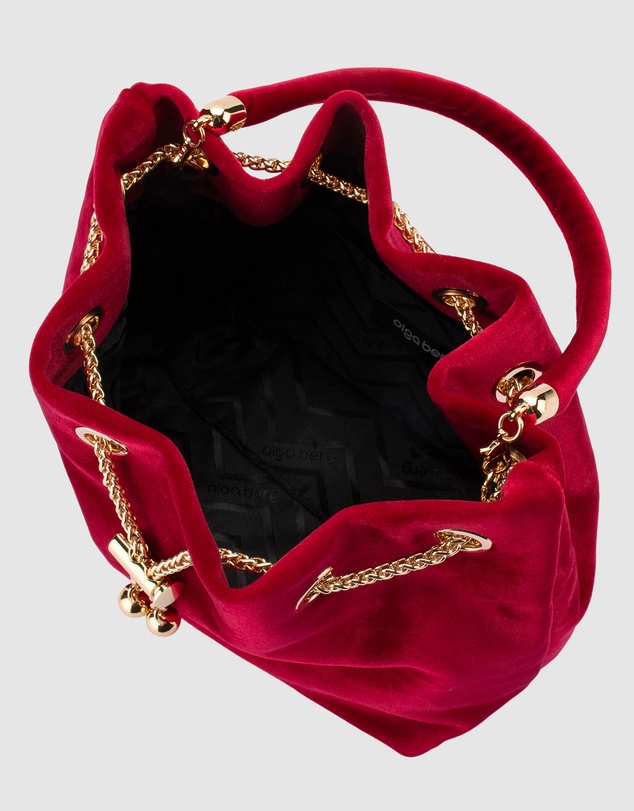 Olga Berg - Margie Velvet Pouch