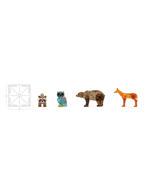 Magna-Tiles - MAGNA-TILES - Forest Animals - 25 Piece Set