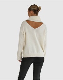 Belle & Bloom - Right Here Waiting Open Back Knit
