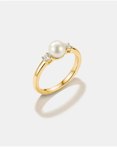 THOMAS SABO - THOMAS SABO Ring pearl with zirconia