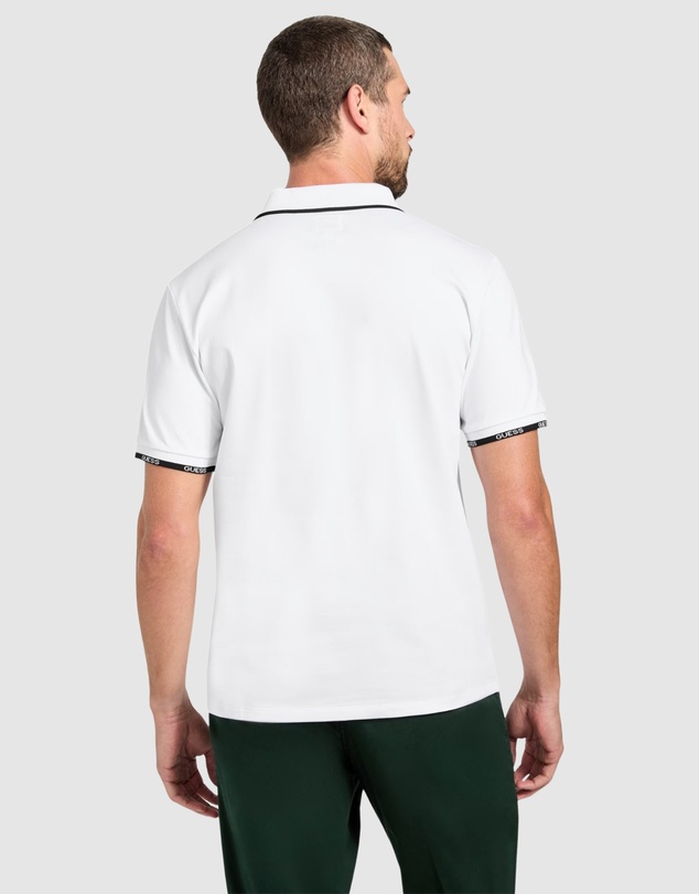 GUESS - Eco Paul Pique Tipping Polo Shirt