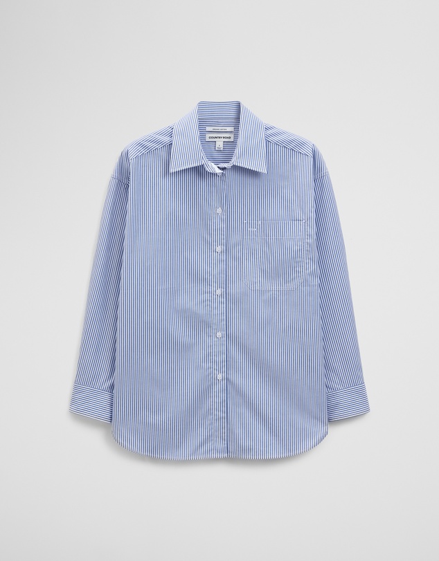 Country Road - Stripe Poplin Shirt