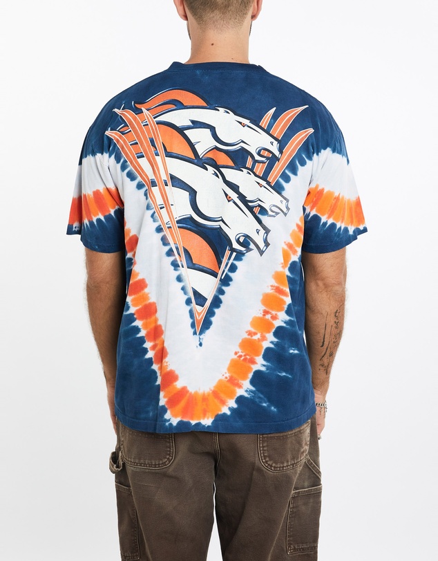 Vintage by The Real Deal - Pre Loved - Vintage NFL Denver Broncos Tie Dye Tee