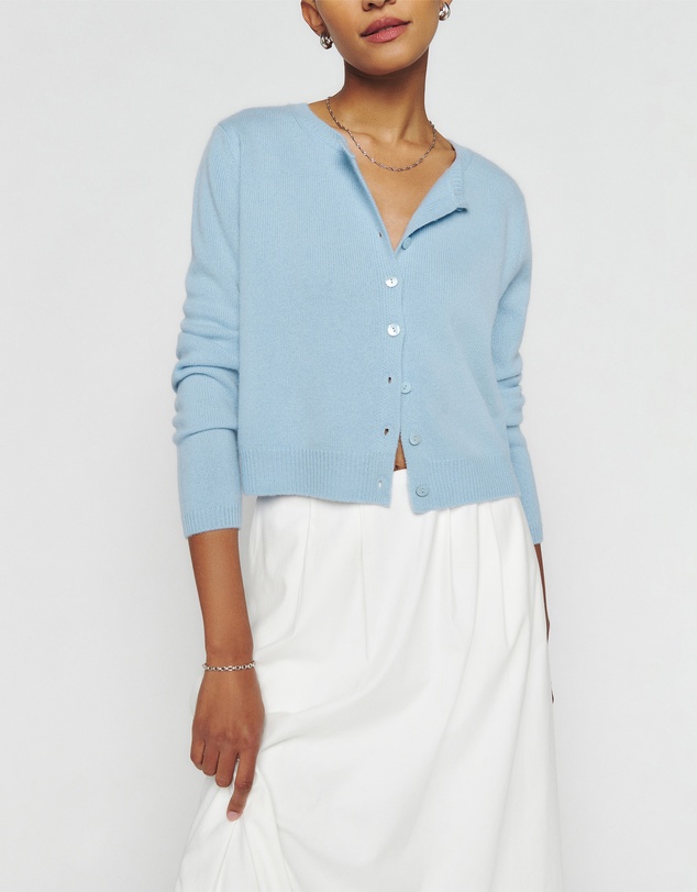Reformation - Clara Cashmere Crew Cardigan