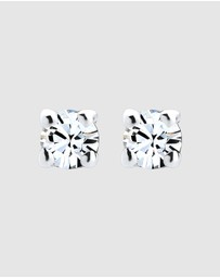 Elli Jewelry - Earrings 925 Silver Classic with Crystals