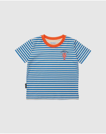 Crywolf - SUN SMART T-SHIRT Lobster Stripe