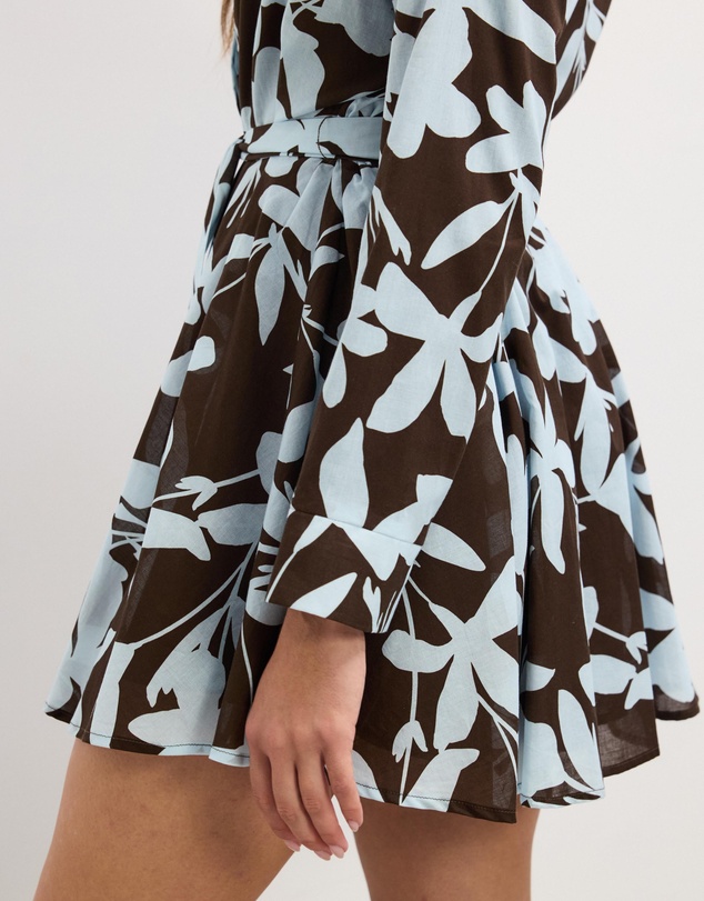 The Fated - Voilet Mini Shirt Dress