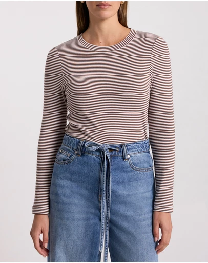 David Lawrence - Margie Stripe Top