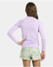 Roxy - Girls 4 to 16 Essentials Long Sleeve Lycra Rash Vest
