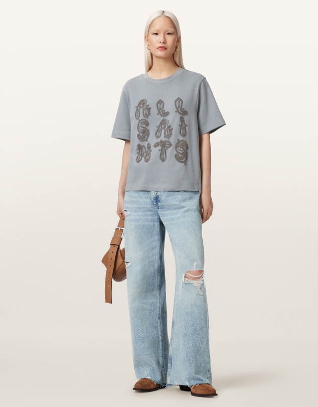 AllSaints - Ella Embroidered Lisa Tee