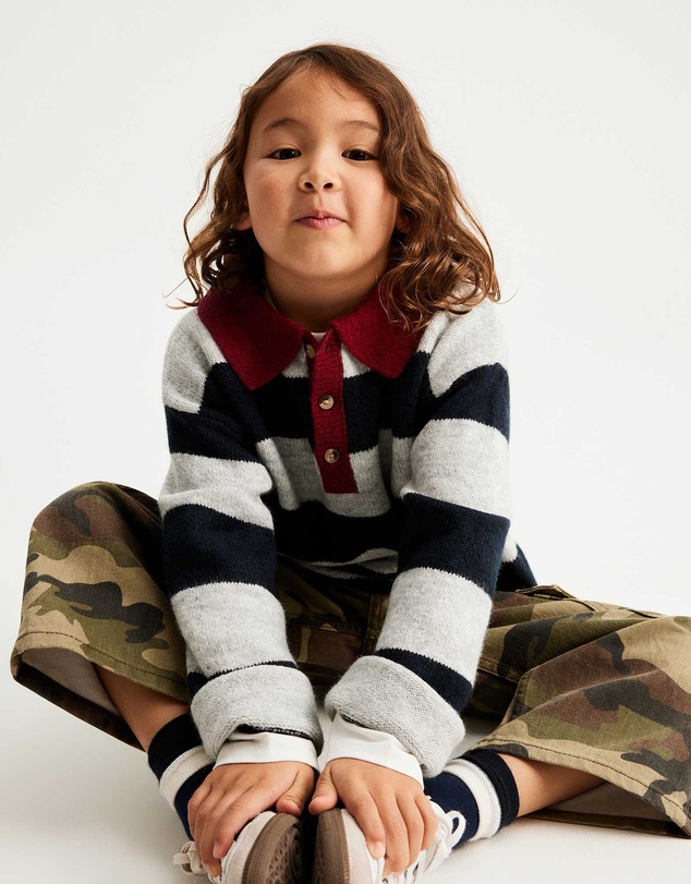 Cotton On Kids - Rugby Knit Polo