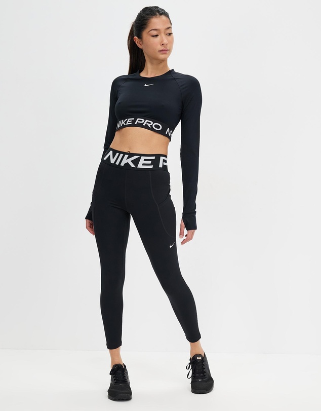 Nike - Pro Sculpt High-Waisted 7/8 Leggings with Pockets