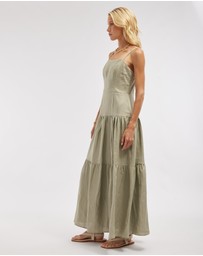 Amelius - Sorrento Linen Maxi Dress
