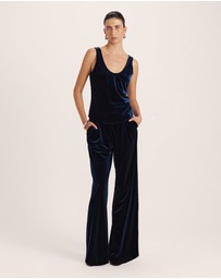 SABA - Lea Velvet Bias Tank