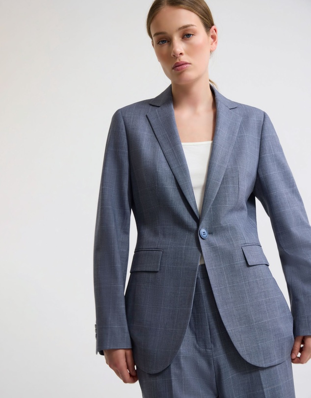 Oxford - Ebony Wool Blend Suit Jacket