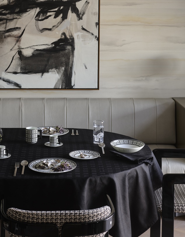 Greg Natale - Hellenica Rectangle Tablecloth Black
